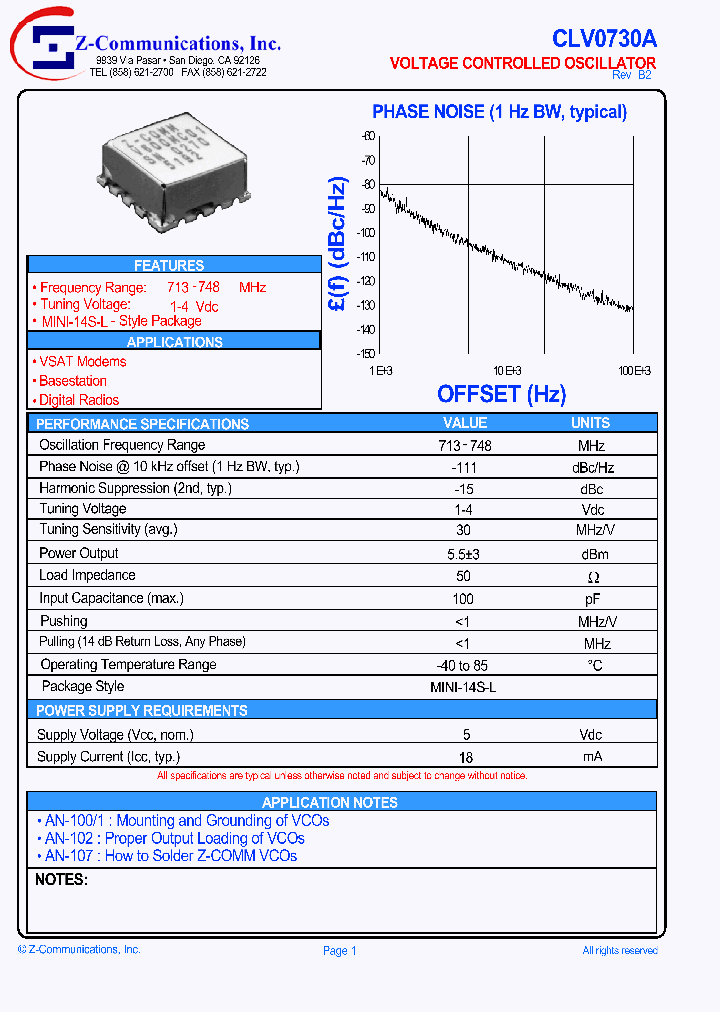 CLV0730A_1113651.PDF Datasheet
