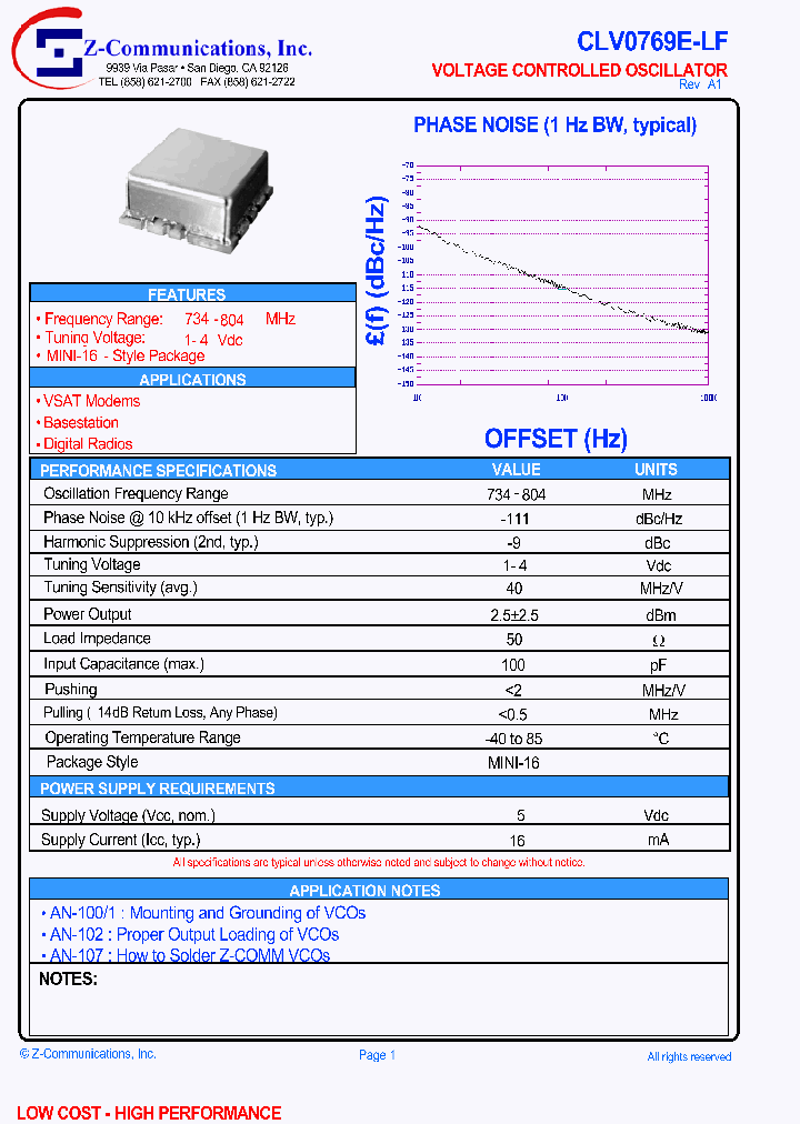 CLV0769E-LF_1113654.PDF Datasheet