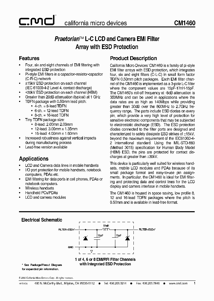 CM1460-08DE_1226760.PDF Datasheet