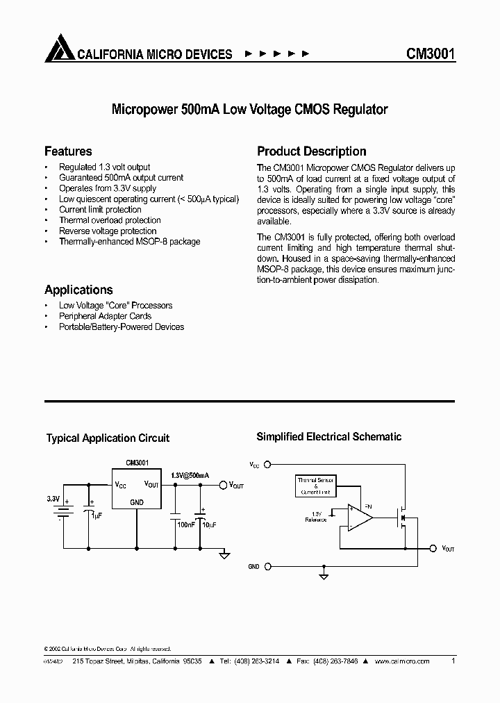 CM3001-13MA_1226861.PDF Datasheet