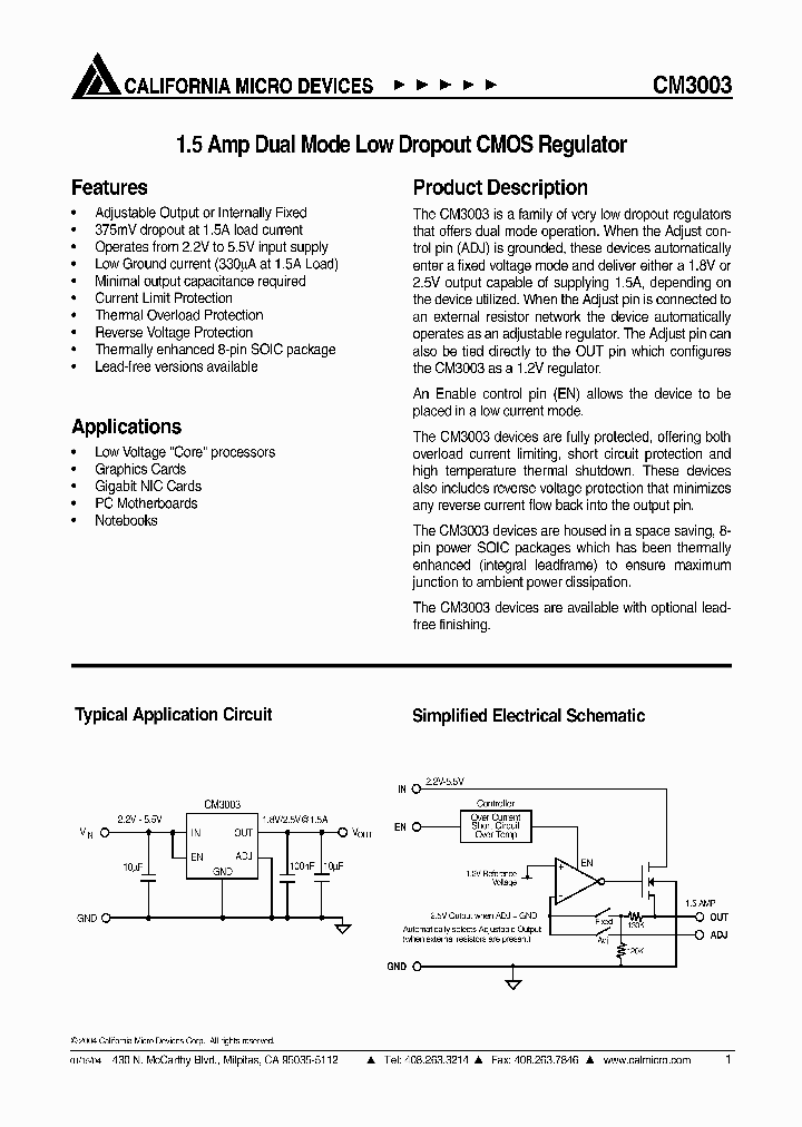 CM3003-25SF_1226863.PDF Datasheet