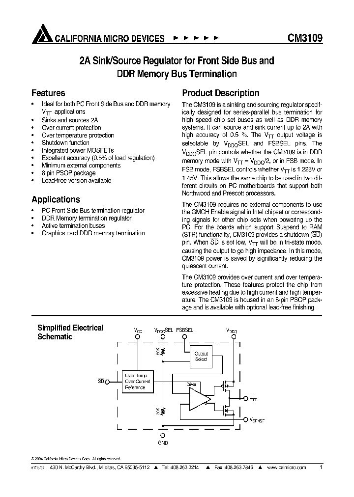 CM3109-00SH_1226902.PDF Datasheet