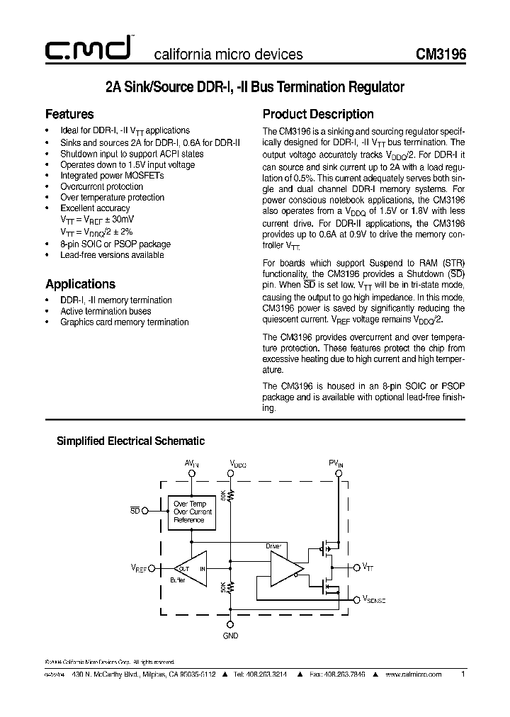 CM3196-12SN_1226908.PDF Datasheet