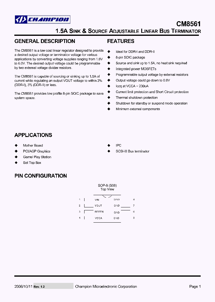 CM8561GIS_755016.PDF Datasheet