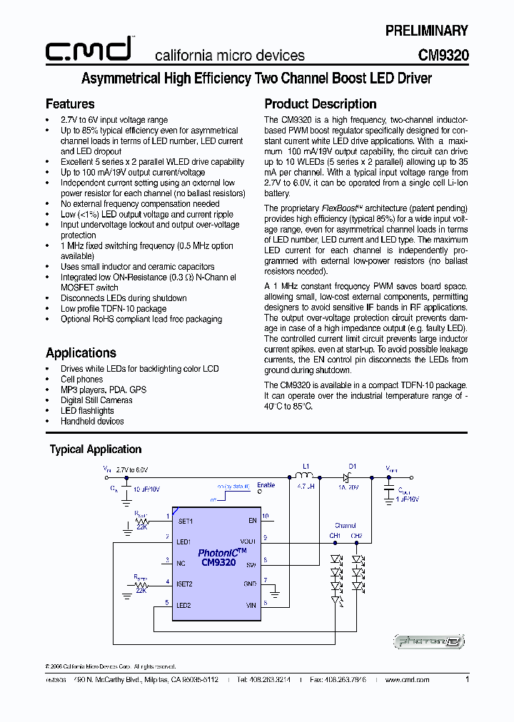 CM9320-01DE_1227131.PDF Datasheet