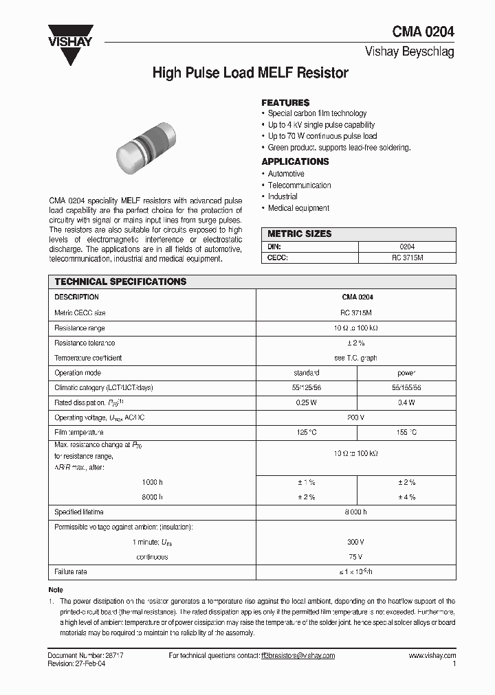 CMA0204_1227139.PDF Datasheet