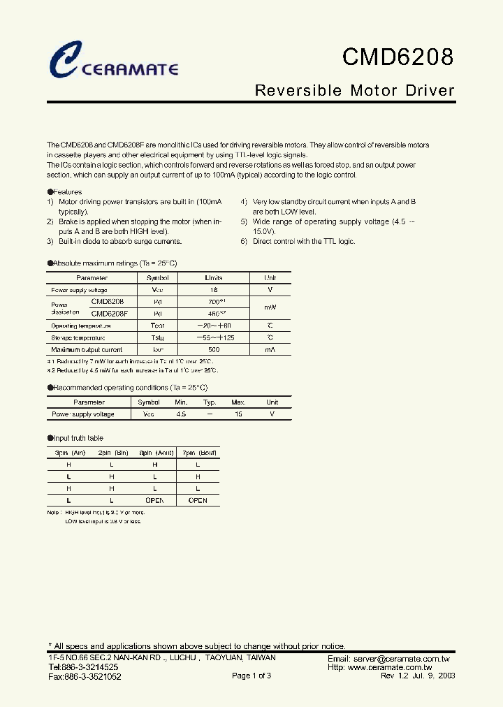CMD6208_637528.PDF Datasheet