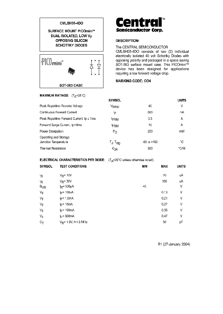 CMLSH05-4DO_1227302.PDF Datasheet