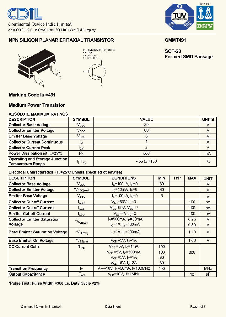 CMMT491_1175910.PDF Datasheet