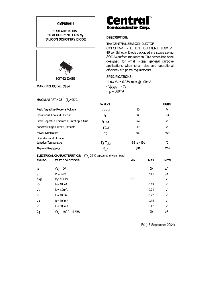 CMPSH05-4_1227390.PDF Datasheet