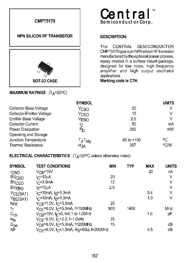 CMPT5179_1227412.PDF Datasheet
