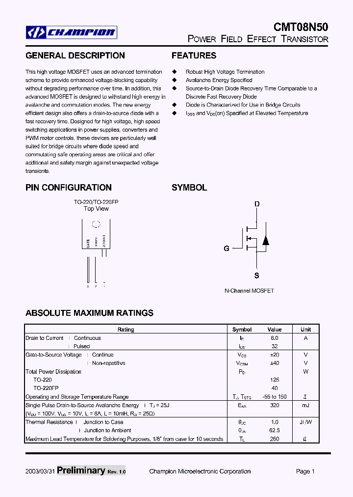 CMT08N50N220FP_1115346.PDF Datasheet