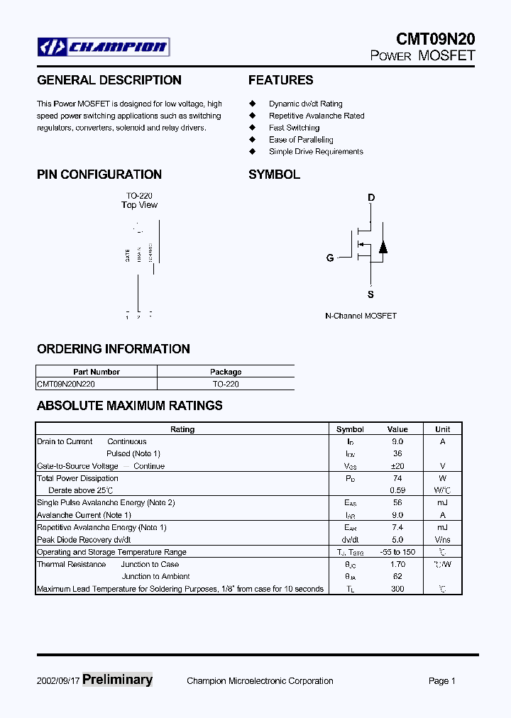 CMT09N20N220_1227516.PDF Datasheet