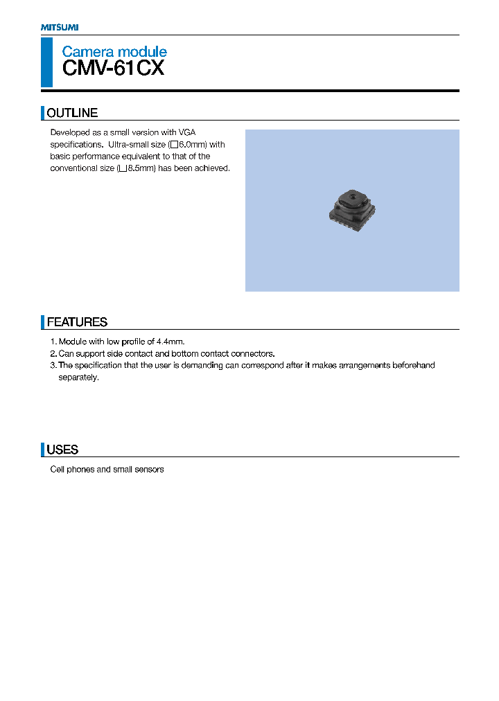 CMV-61CX_1227579.PDF Datasheet