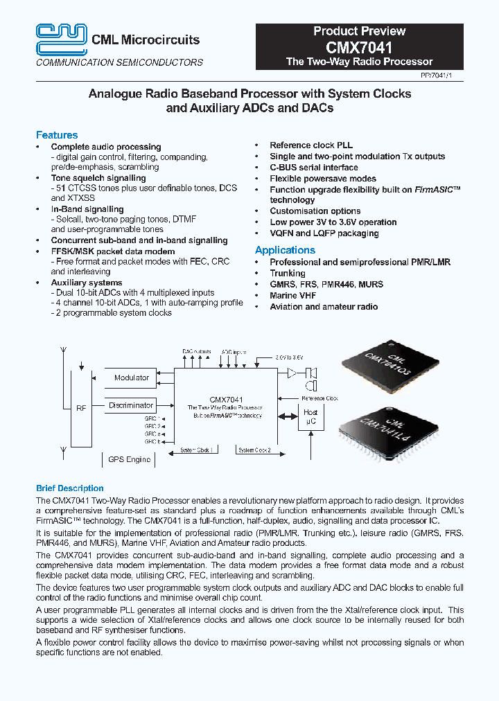 CMX7041_1227597.PDF Datasheet