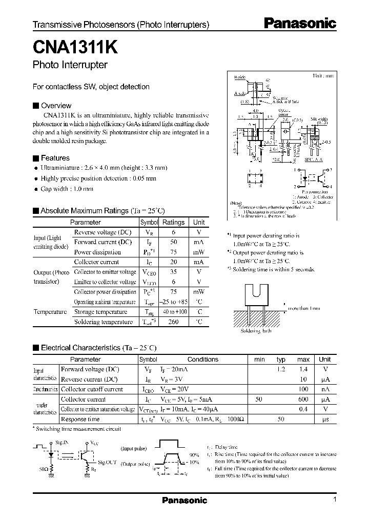 CNA1311K_1227669.PDF Datasheet