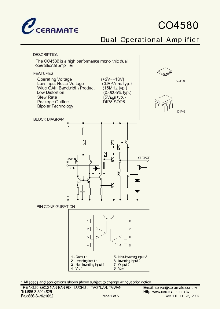 CO4580_1175800.PDF Datasheet