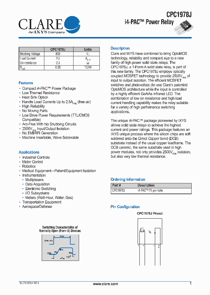 CPC1978J_1227981.PDF Datasheet
