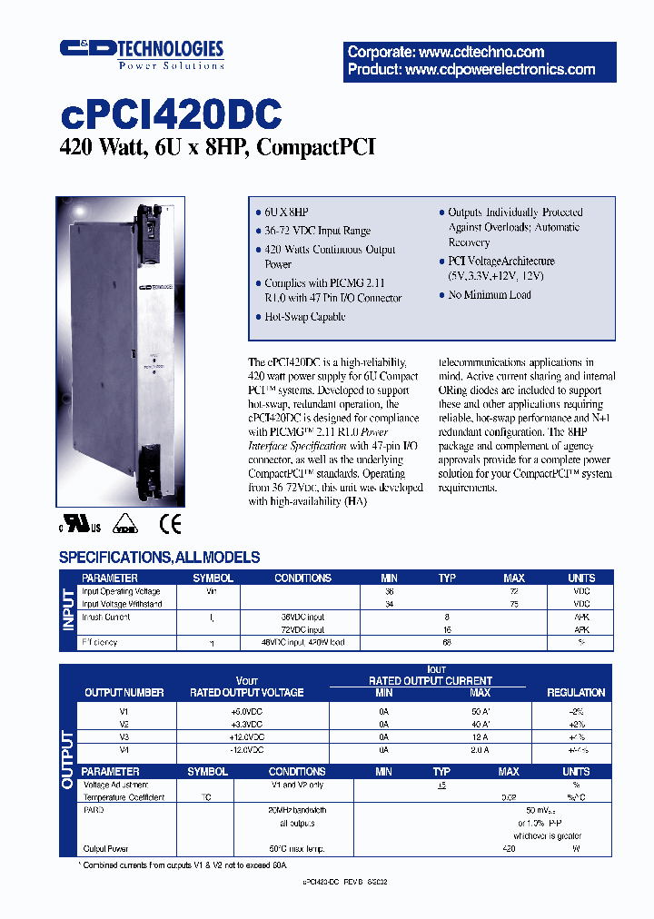 CPCI420DC_1227995.PDF Datasheet