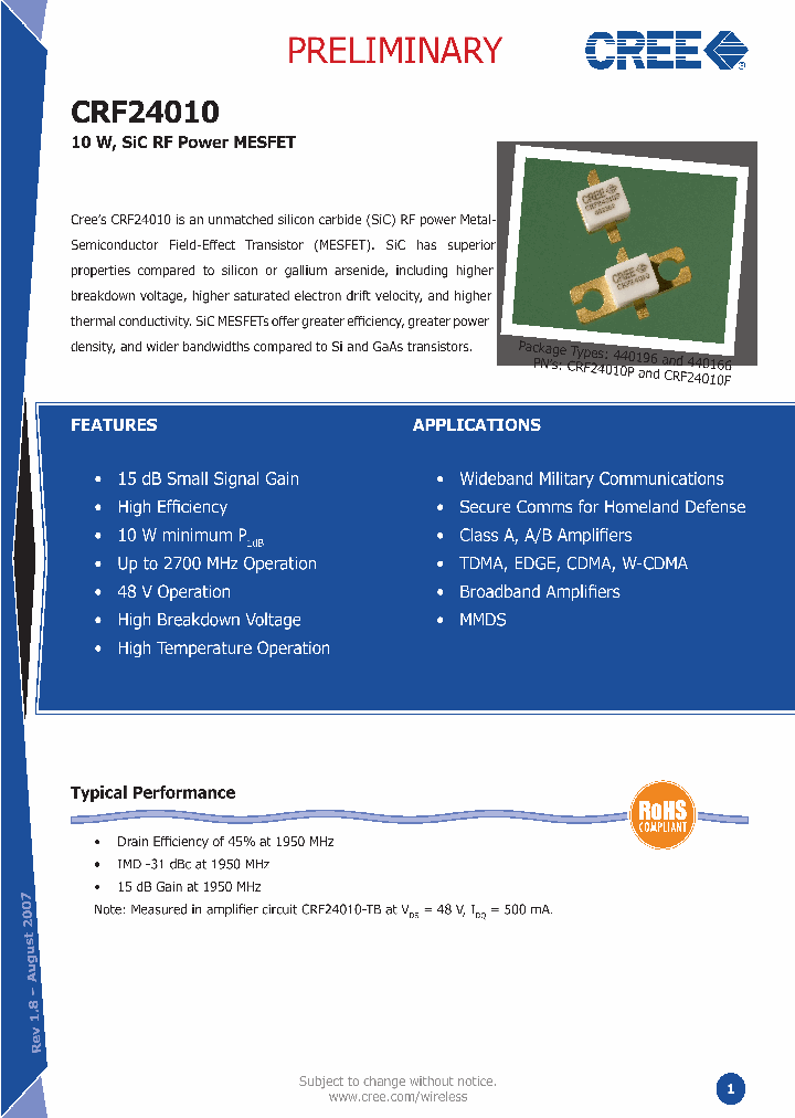 CRF24010_1228363.PDF Datasheet