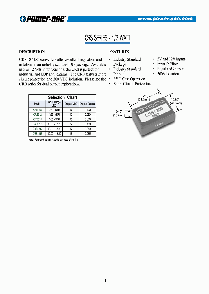 CRS505_1106490.PDF Datasheet