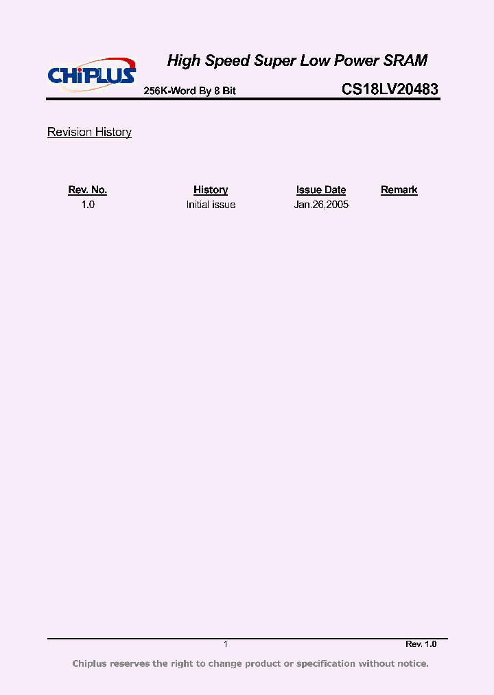 CS18LV20483ZIR70_1228557.PDF Datasheet