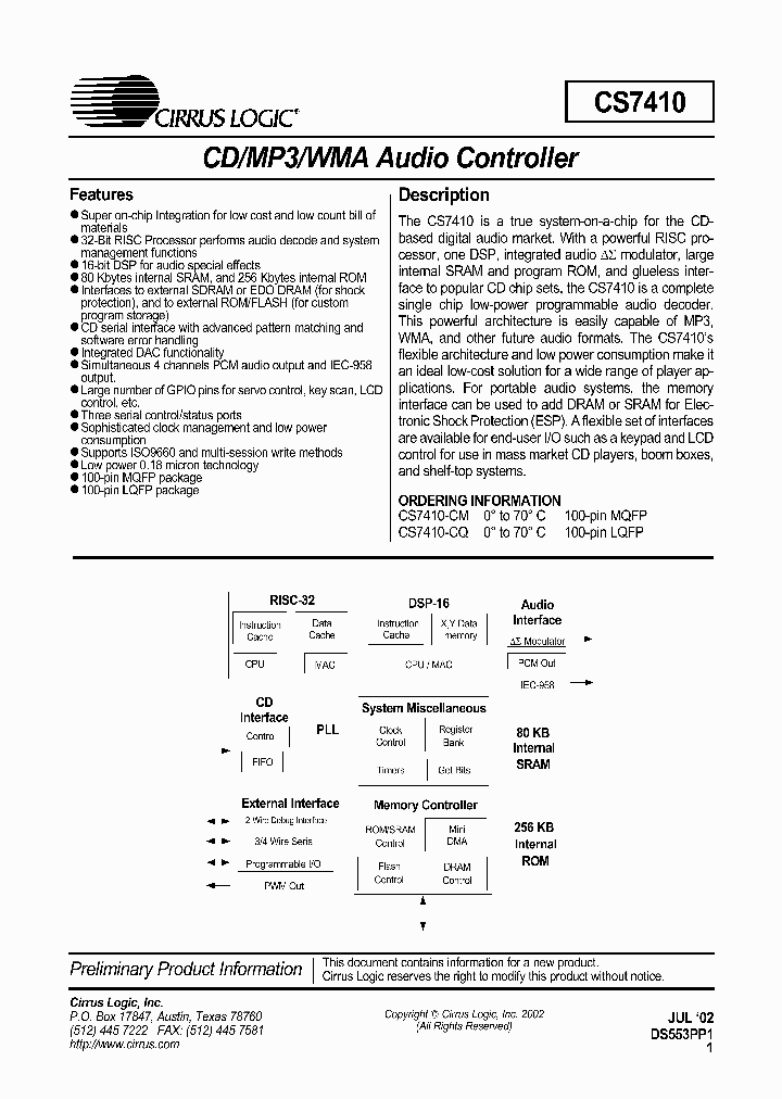 CS7410_1130770.PDF Datasheet