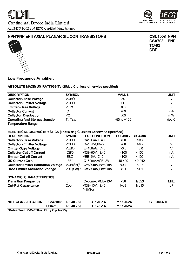 CSA708_1163577.PDF Datasheet