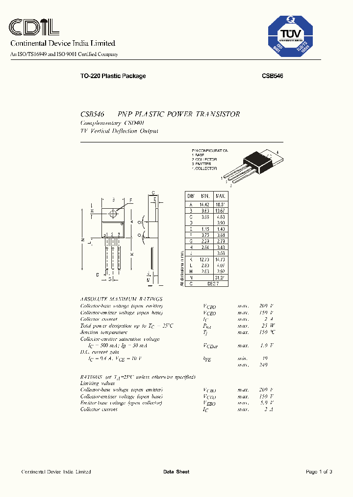 CSB546_1229042.PDF Datasheet