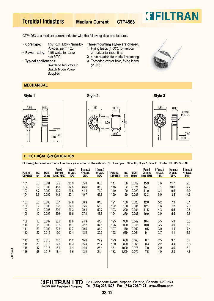 CTP4563_1229347.PDF Datasheet
