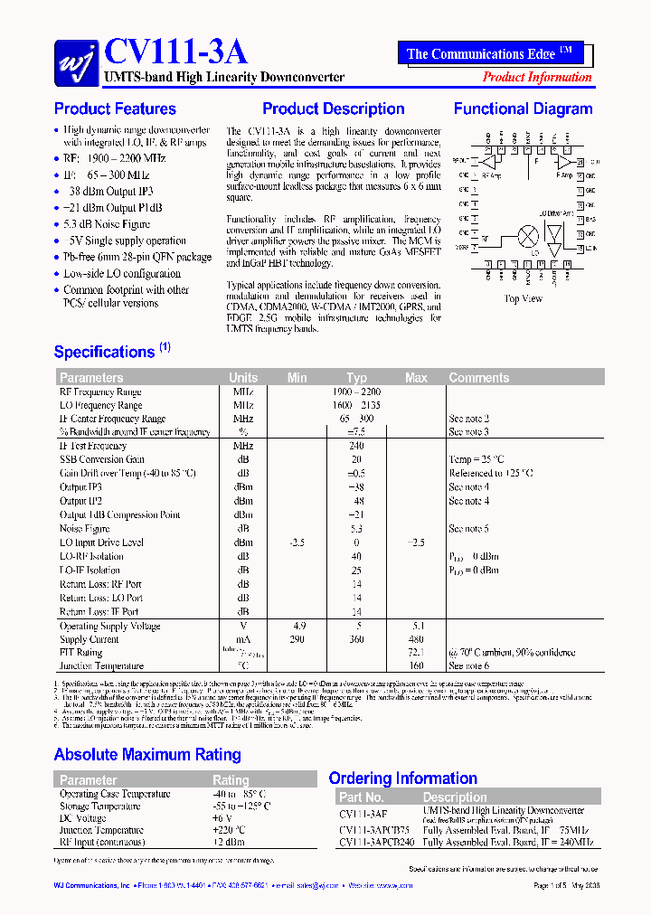 CV111-3APCB75_1229393.PDF Datasheet