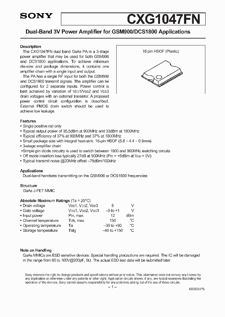 CXG1047FN_1229969.PDF Datasheet