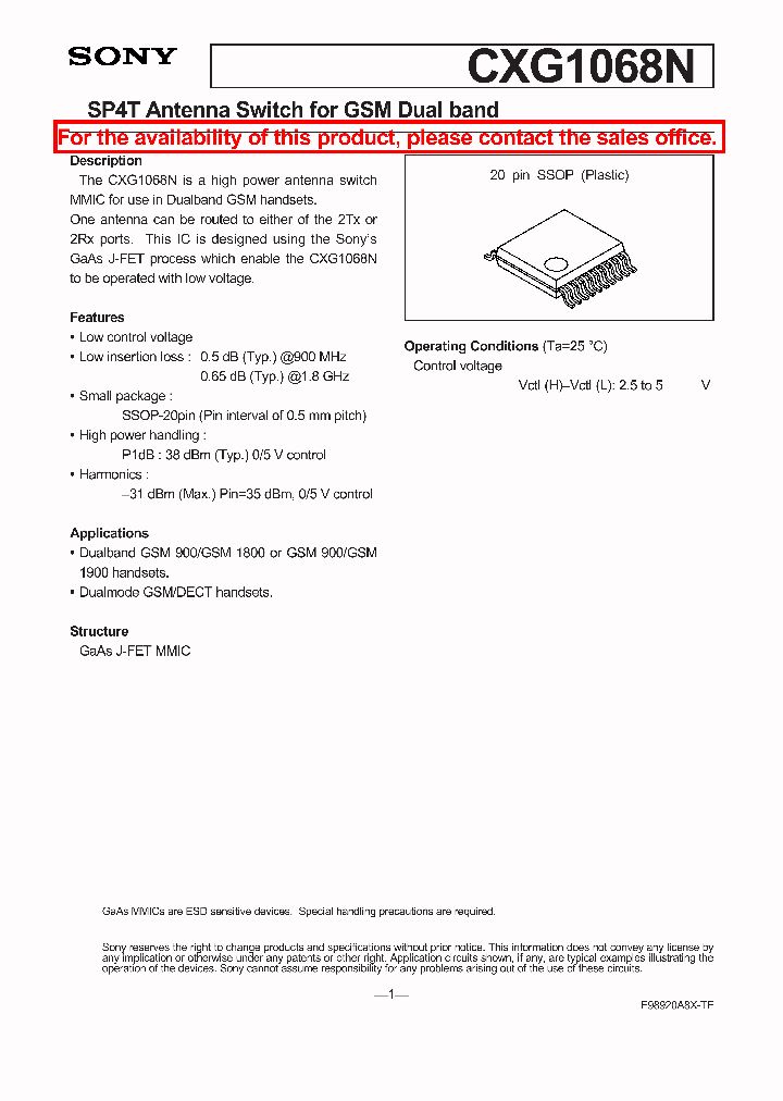 CXG1068N_1229974.PDF Datasheet