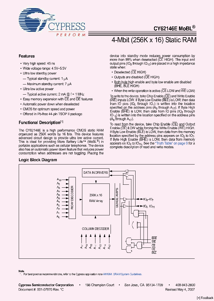 CY62146E_1187000.PDF Datasheet