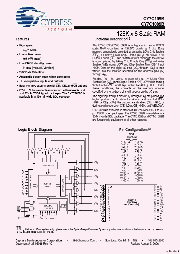 CY7C109B-12ZXC_1134847.PDF Datasheet