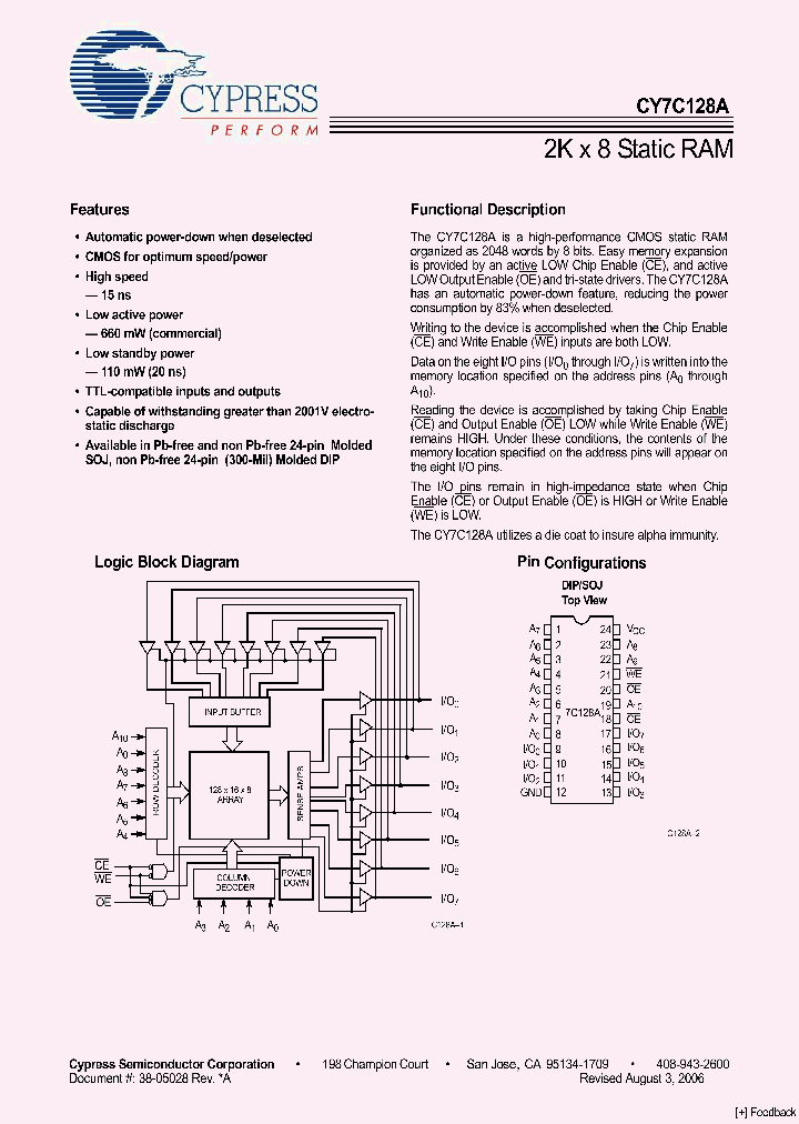 CY7C128A-15VXC_1073328.PDF Datasheet