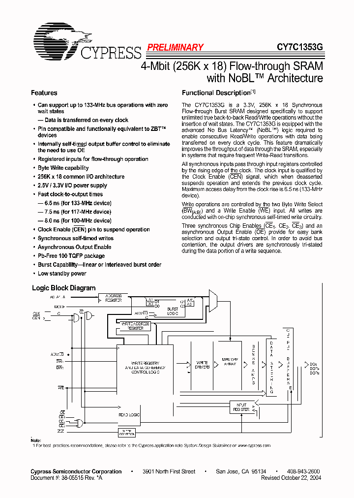 CY7C1353G-133AXC_1089648.PDF Datasheet
