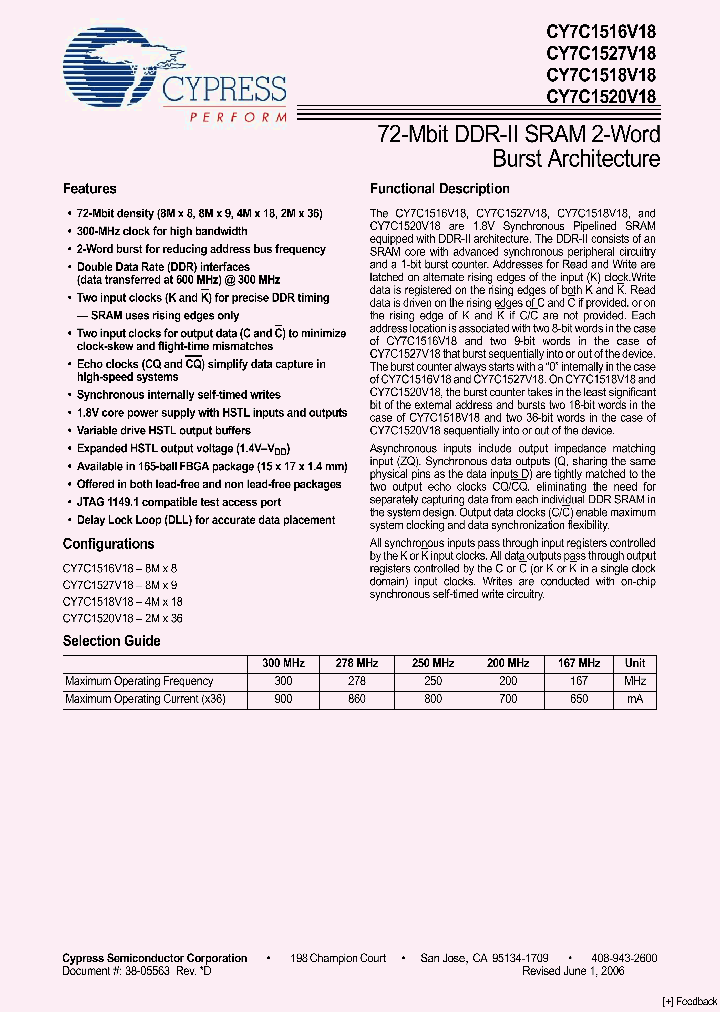 CY7C1520V18-167BZC_1184628.PDF Datasheet