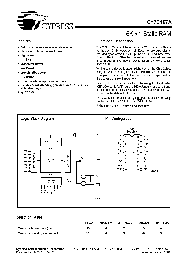 CY7C167A-20VC_768827.PDF Datasheet