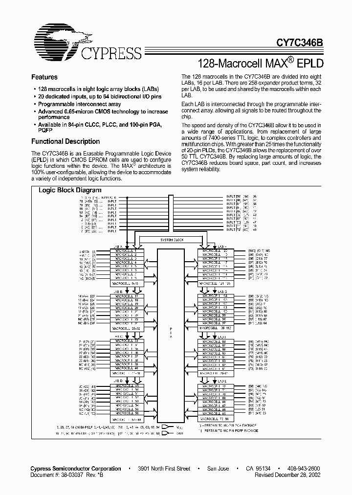 CY7C346B_1072416.PDF Datasheet