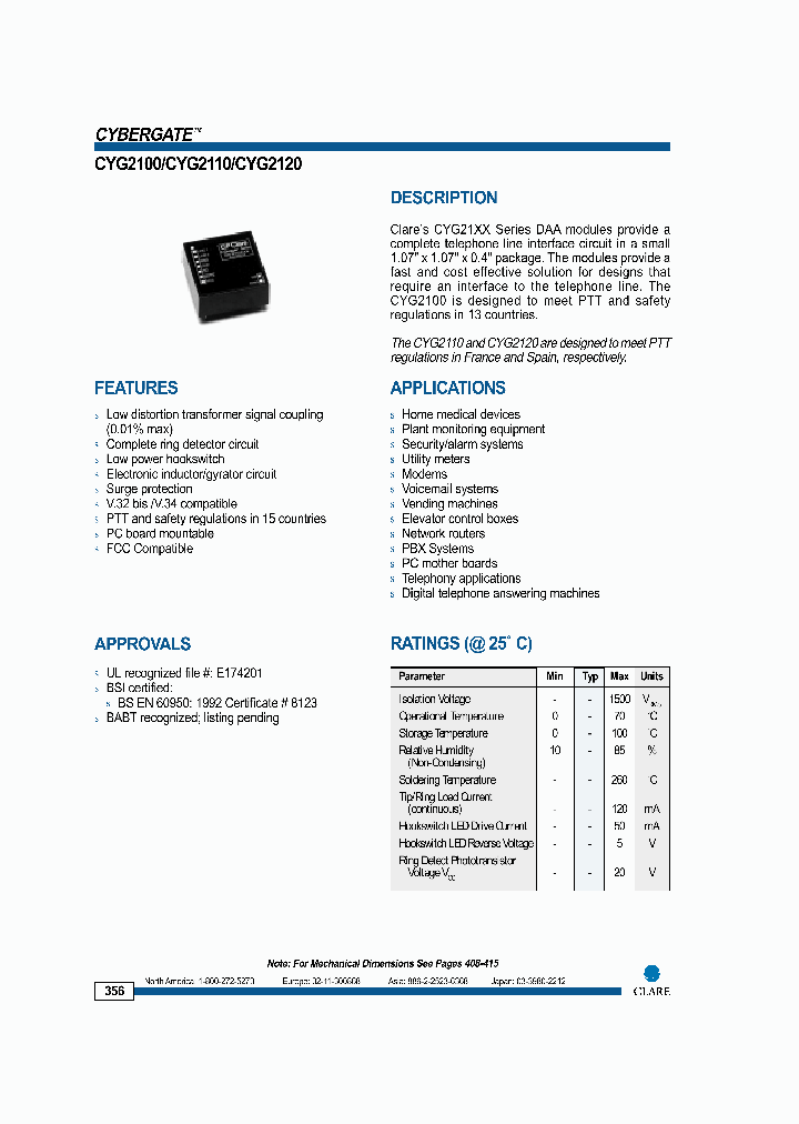 CYG2120_1230730.PDF Datasheet