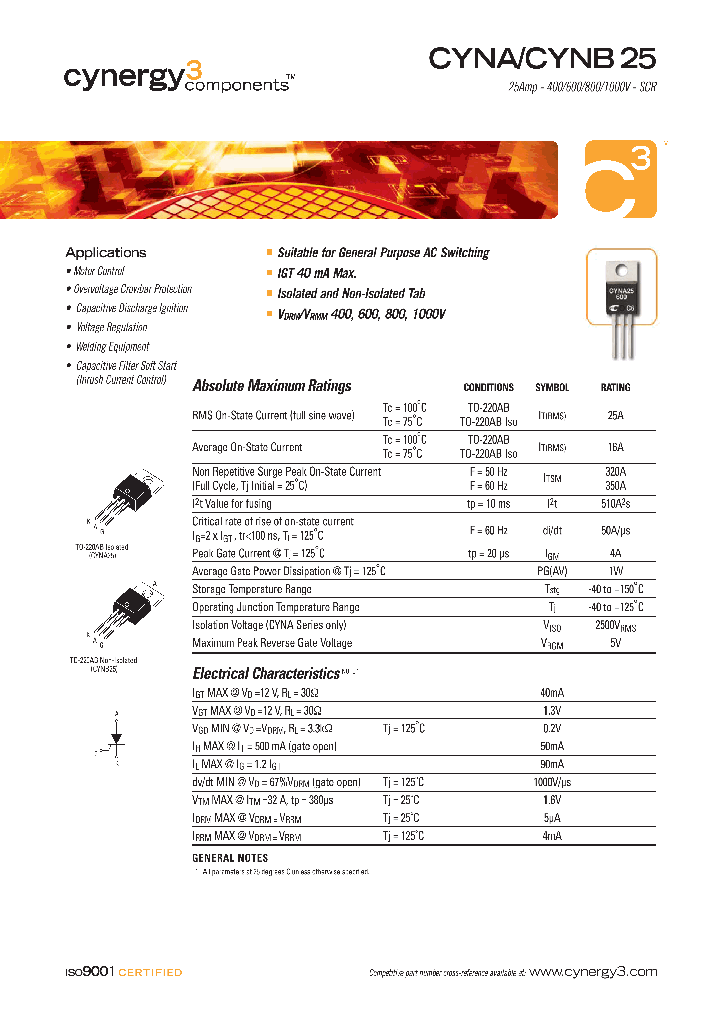 CYNB25-400_1112709.PDF Datasheet
