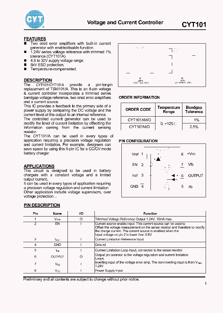CYT101MD_1230750.PDF Datasheet