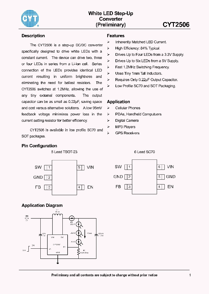 CYT2506_1230751.PDF Datasheet