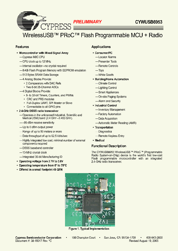 CYWUSB6953-48LFC_1230767.PDF Datasheet