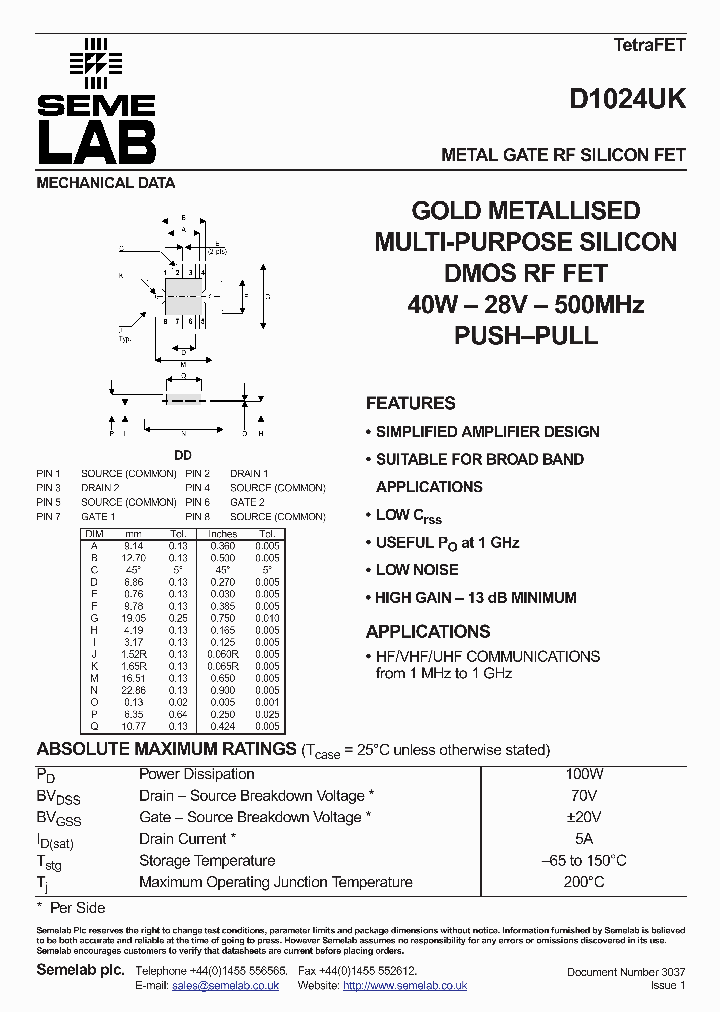 D1024UK_1230862.PDF Datasheet
