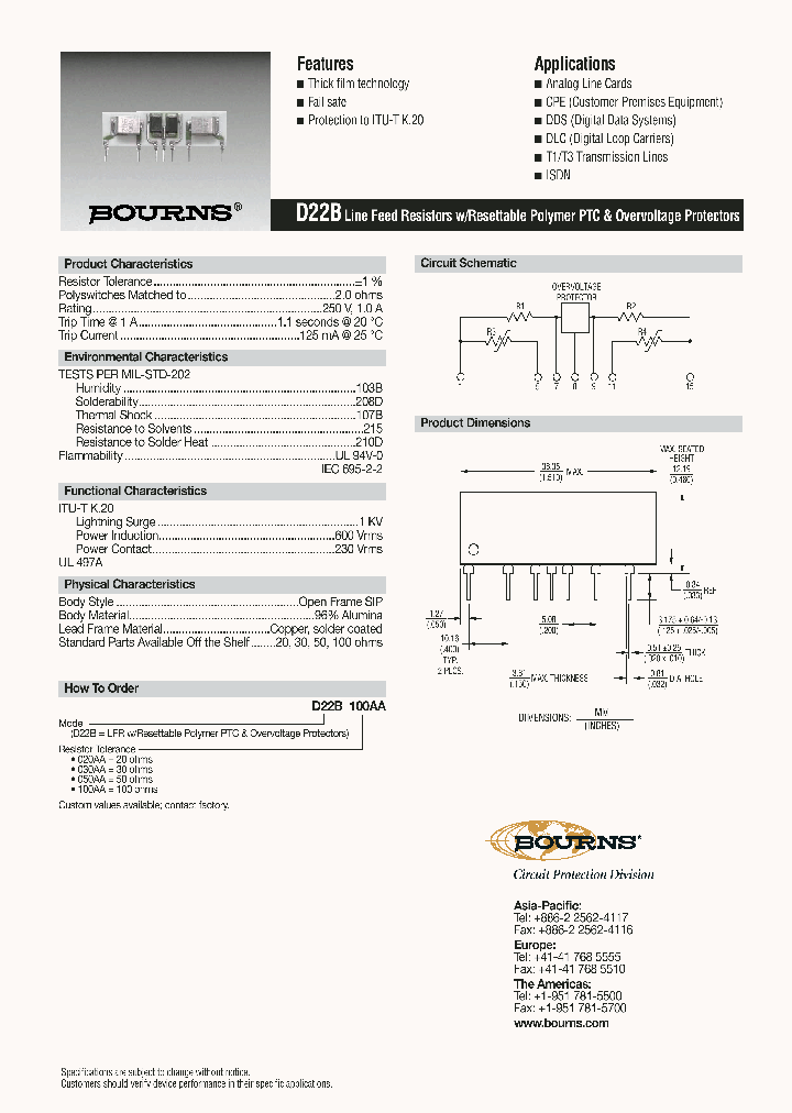 D22B100AA_1231050.PDF Datasheet