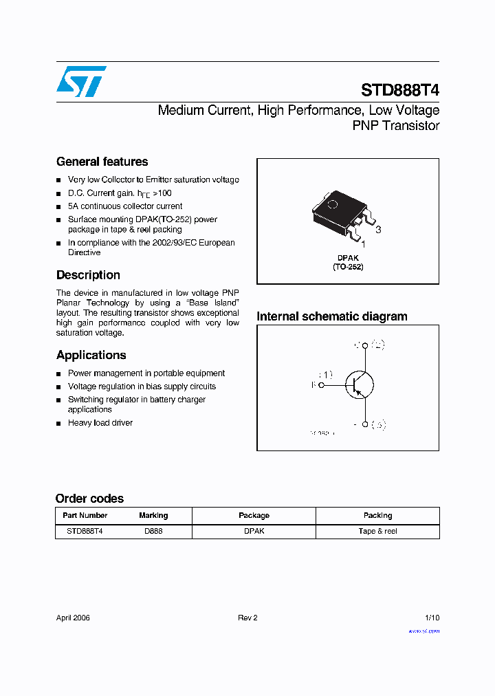 STD888T4_1154203.PDF Datasheet