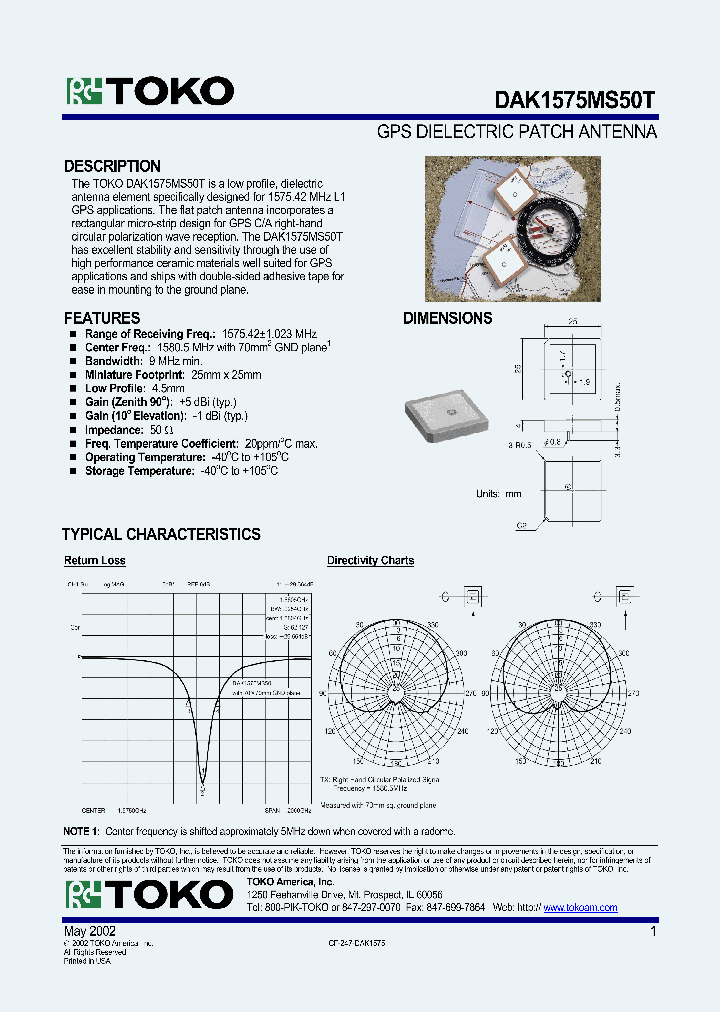 DAK1575MS50T_1231563.PDF Datasheet