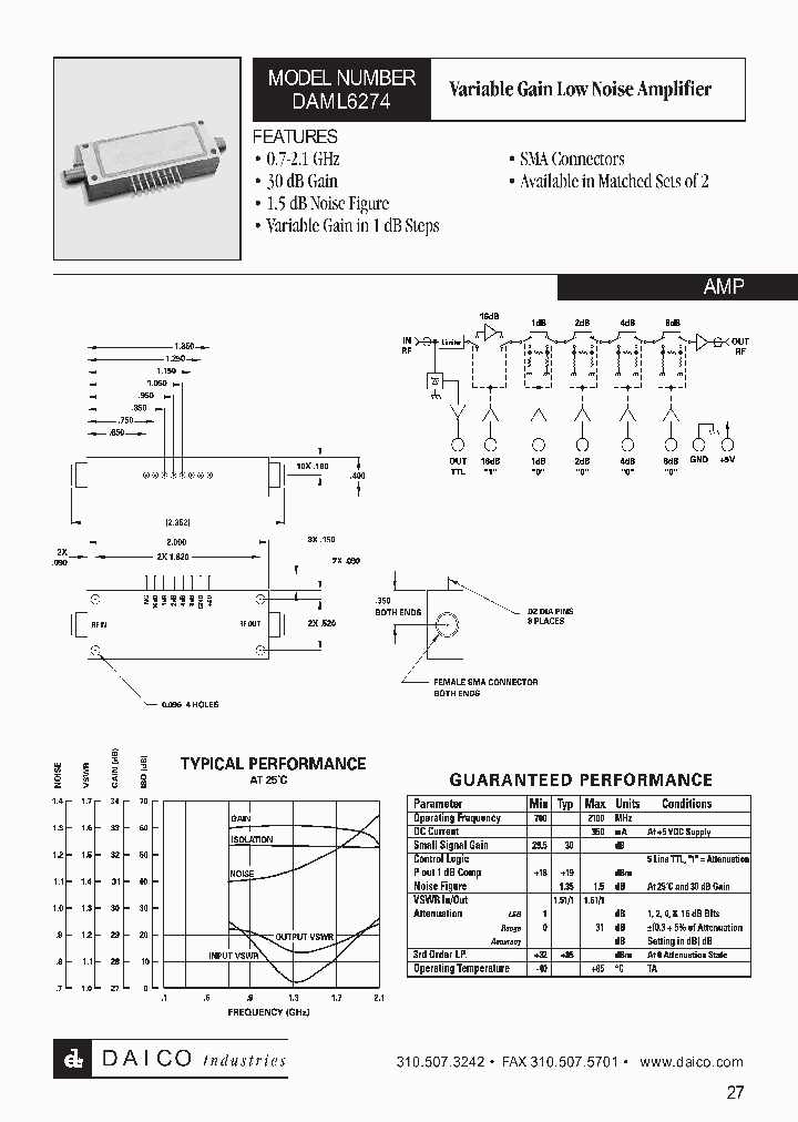 DAML6274_1231574.PDF Datasheet